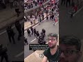 MANIFESTANTES VS POLICÍA EN PROTESTAS PROPALESTINA EN BARCELONA 🚨