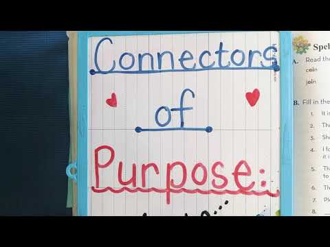 Year 3L Chapter 8 Grammar (connectors of purpose)