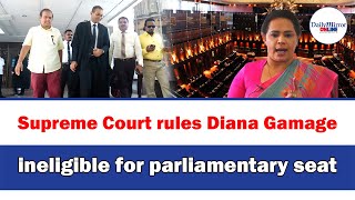 Supreme Court rules Diana Gamage ineligible for parliamentary seat Resimi