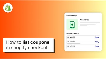 How to show available coupons on checkout (Shopify 2025)