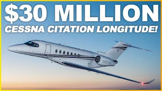 Inside This AMAZING $30 Million Cessna Citation Longitude!