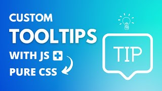 Tooltip javascript tutorial with source code | JS, HTML & CSS tooltip