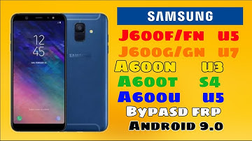 Samsung galaxy A6 A600f/fn android 9 bypass frp 100% without (pc. Bluetooth. App. Sim) 1 min 👍