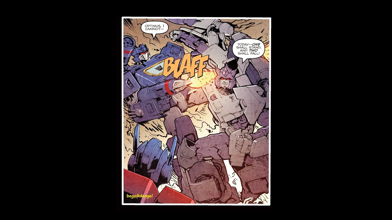 IDWOptimus Prime goes Michael Bay on Galvatron!From Transformers Vol