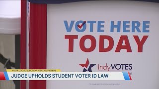 Ban on student IDs as voter IDs back in effect in Indiana