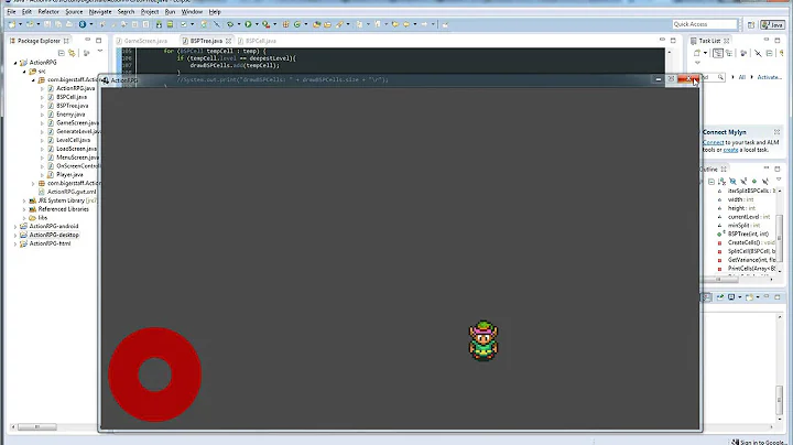 LibGDX - Animation & BSP Tree generation