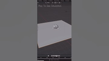 Realistic Water Ripples In Blender / #blender #shorts