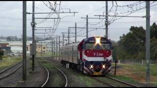 Diesel, EMU, and steam at Hoppers Crossing