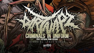 DIRTNAPZ - Criminals in Uniform (Ft. Getraw DEVDAN) | OFFICIAL LYRIC VIDEO | BRUTAL MIND