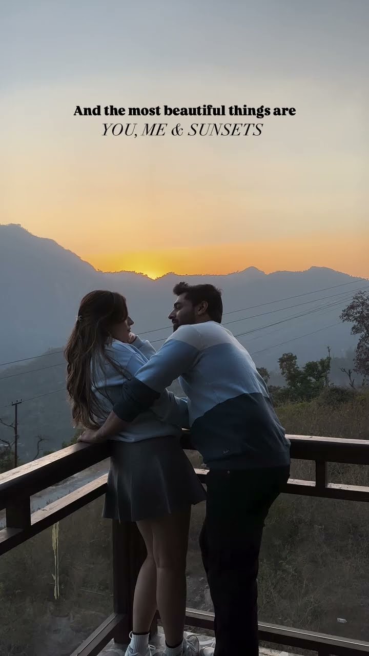 Catching sunsets with your SO #ishqhai #mismatchedseason3