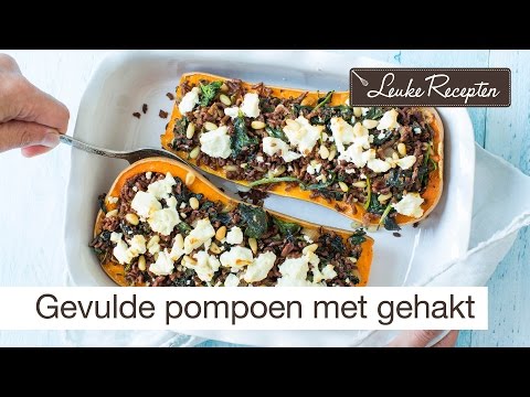 Video: Gevulde Pompoen Voor De Feesttafel