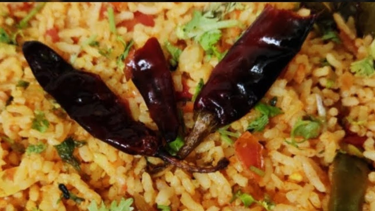 Super Tasty Tomato Rice Tamil Style തക്കാളി സാദം YouTube