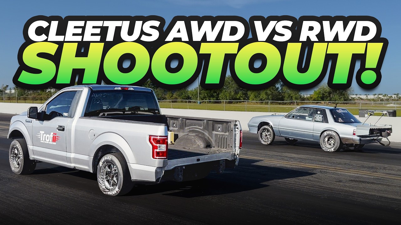 Work Truck at Cleetus AWD vs RWD Shootout! (We CRANKED the Boost, It Ended BADLY)