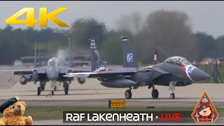 LIVE PT2 US AIR FORCE F-15 & F-35 ACTION 48TH FIGHTER WING  • RAF LAKENHEATH 13.05.24