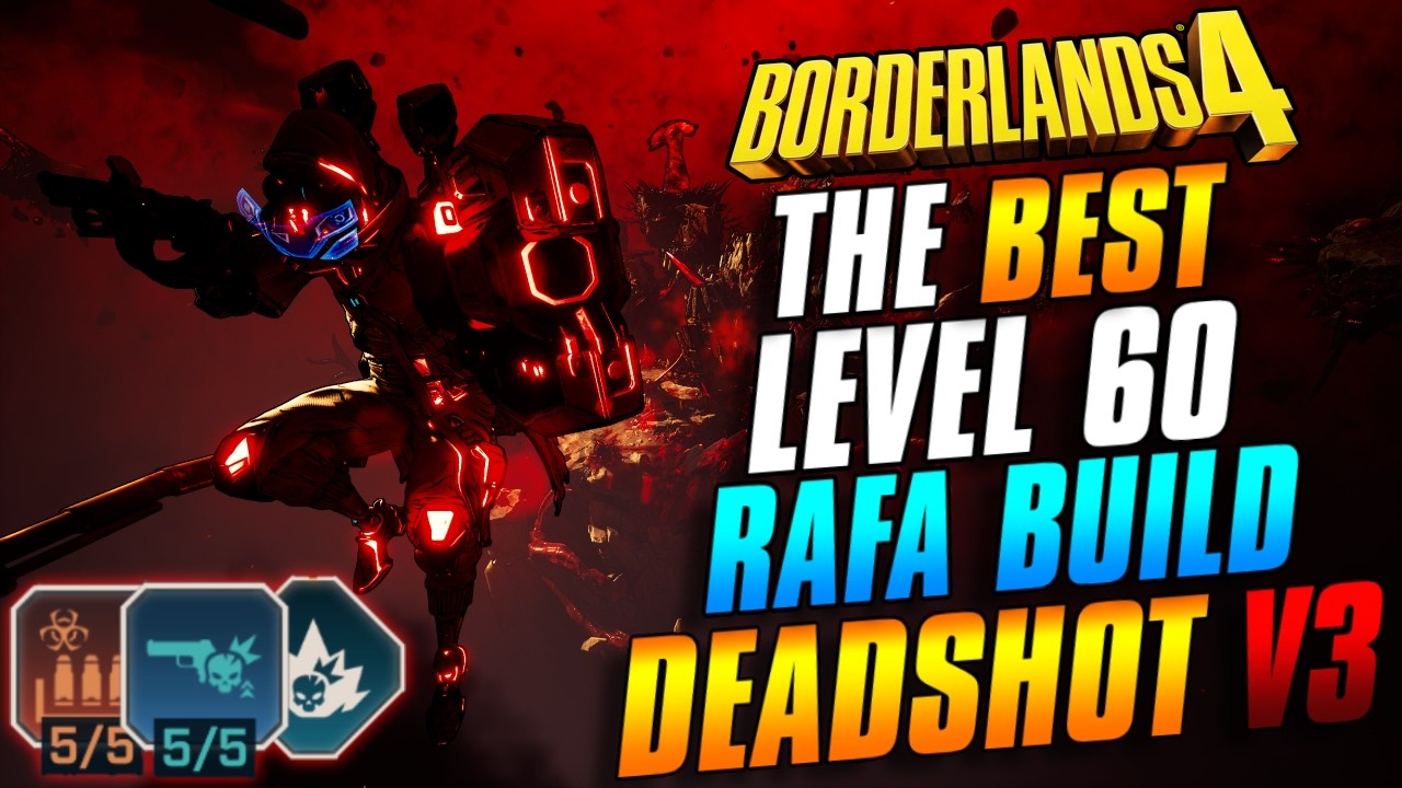 THE *BEST* LEVEL 60 RAFA BUILD IN BORDERLANDS 4! | 'Deadshot V3 ...