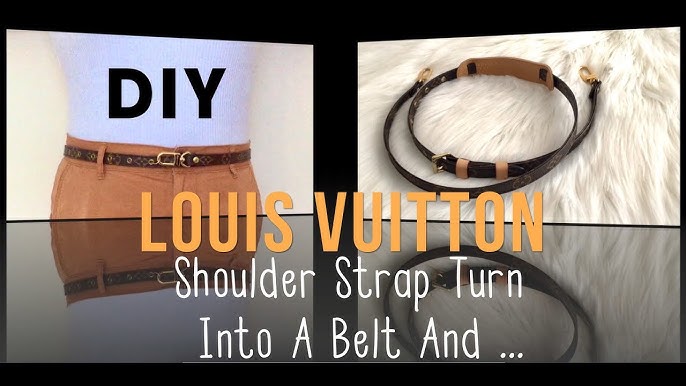 Altered a Louis Vuitton LV belt from the tail end – AQUILA®