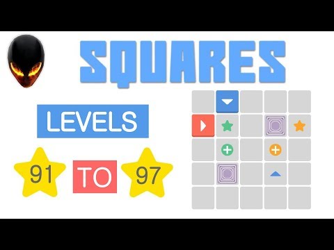 Squares Level 91 92 93 94 95 96 97 (Minimal Puzzle Game)