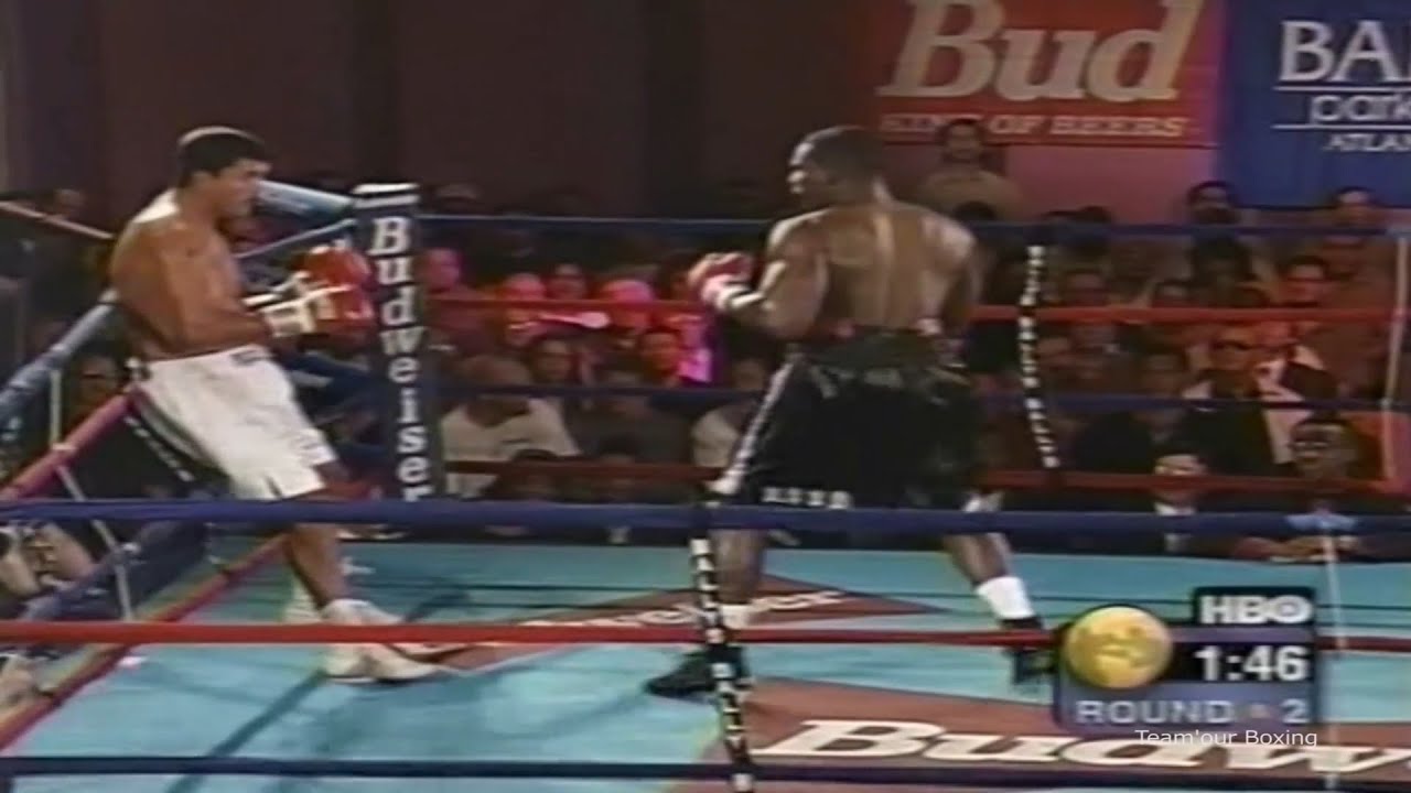 WAR IN THE RING!!! Corrie SANDERS vs Hasim RAHMAN Highlights HD