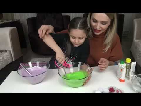 Annemle Taş Kağıt Makas Slime Challenge | Eğlenceli Çocuk Videosu