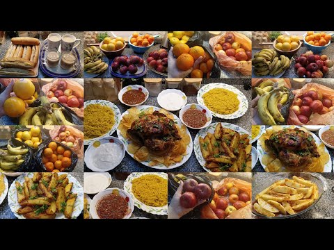 روتيني في المطبخ من أول الفطار للغداء الدسم فرخة وبطاطس مشويه مشتريات فاكهة ممتعة