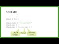 Attributes and Methods