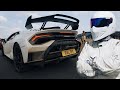 Driving my Lamborghini STO with Charity Stig