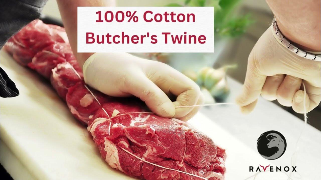100% Cotton Butchers Cooking Twine for Meat Trussing & Food Prep 