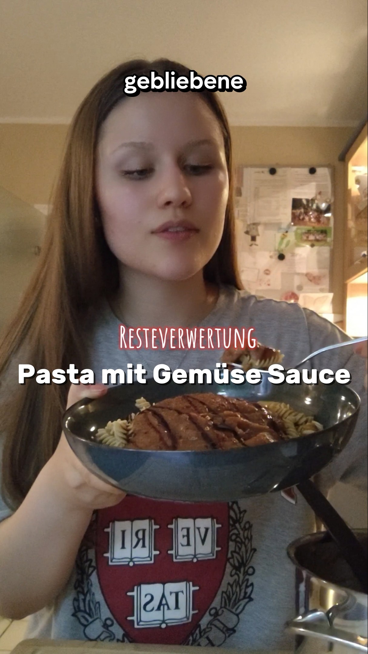 Resteverwertung: Pasta mit Gemüse Sauce #rezept #vegan #mealprep - YouTube