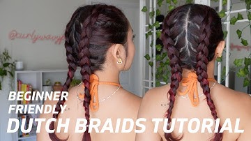 HOE JE JE EIGEN HAAR DUTCH BRAID - Volledige stap-voor-stap tutorial voor BEGINNERS