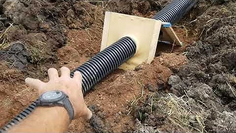 Part II - water control structure install in berm