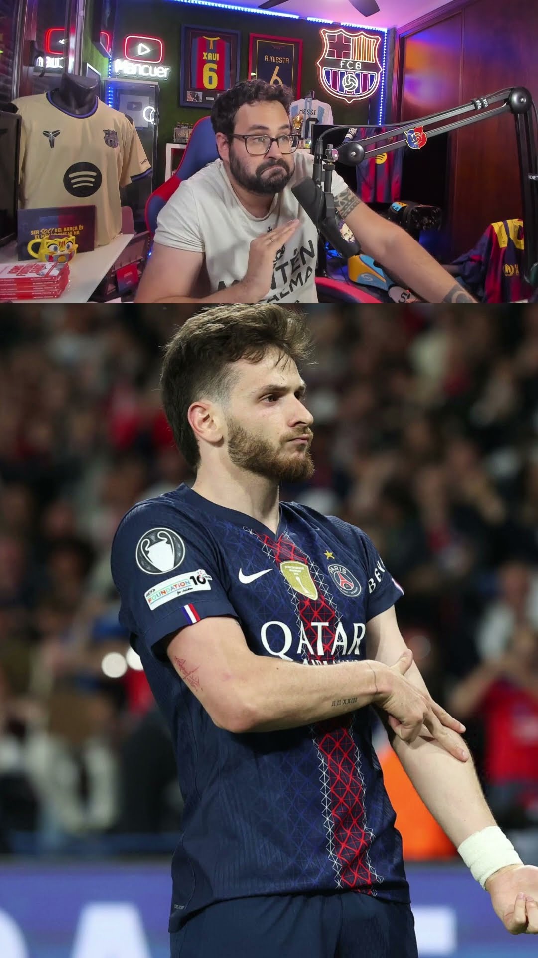 kvaratskhelia infravalorado #kvaratskhelia #psg #mancuer #championsleague  #shortvideo