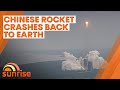 Rogue Chinese rocket crashes back to earth near Maldives | 7NEWS