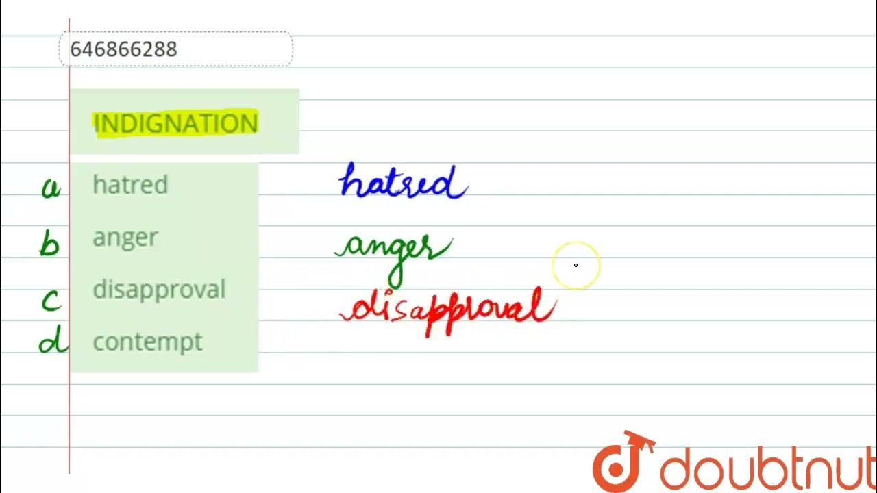 indignation-class-14-synonyms-english-doubtnut-youtube