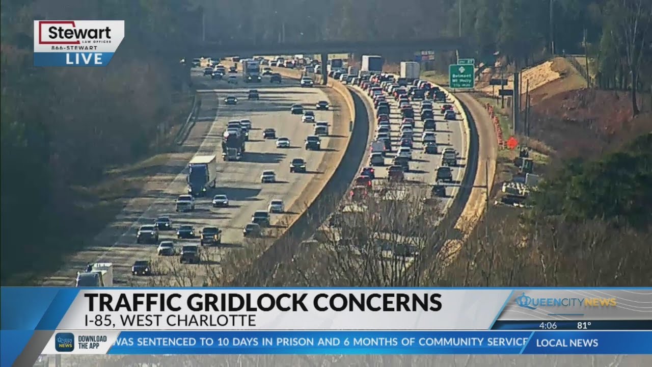 Traffic gridlock concerns around Charlotte