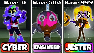 EVERY NEW UNIT VS ENDLESS MODE... (Five Nights TD)