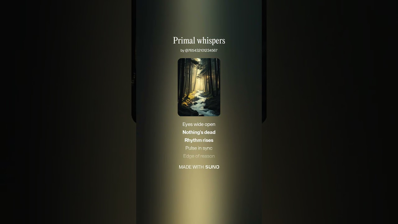 Watch Primal whispers (Original AI assisted creation) on YouTube Watch Primal whispers (Original AI assisted creation) on YouTube