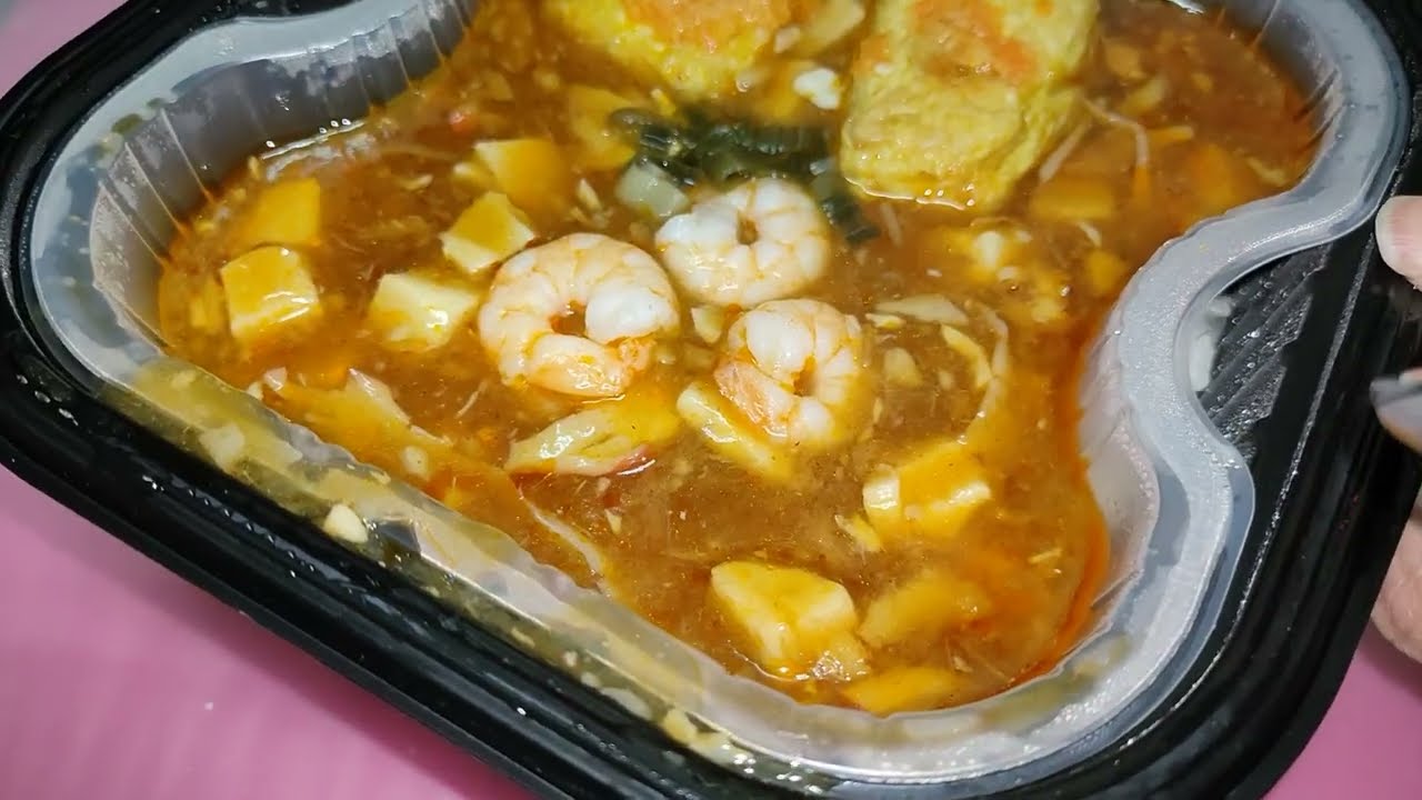 蟹黃蝦仁豆腐煲燴飯＋SF焙茶牛乳-吉伊卡哇版