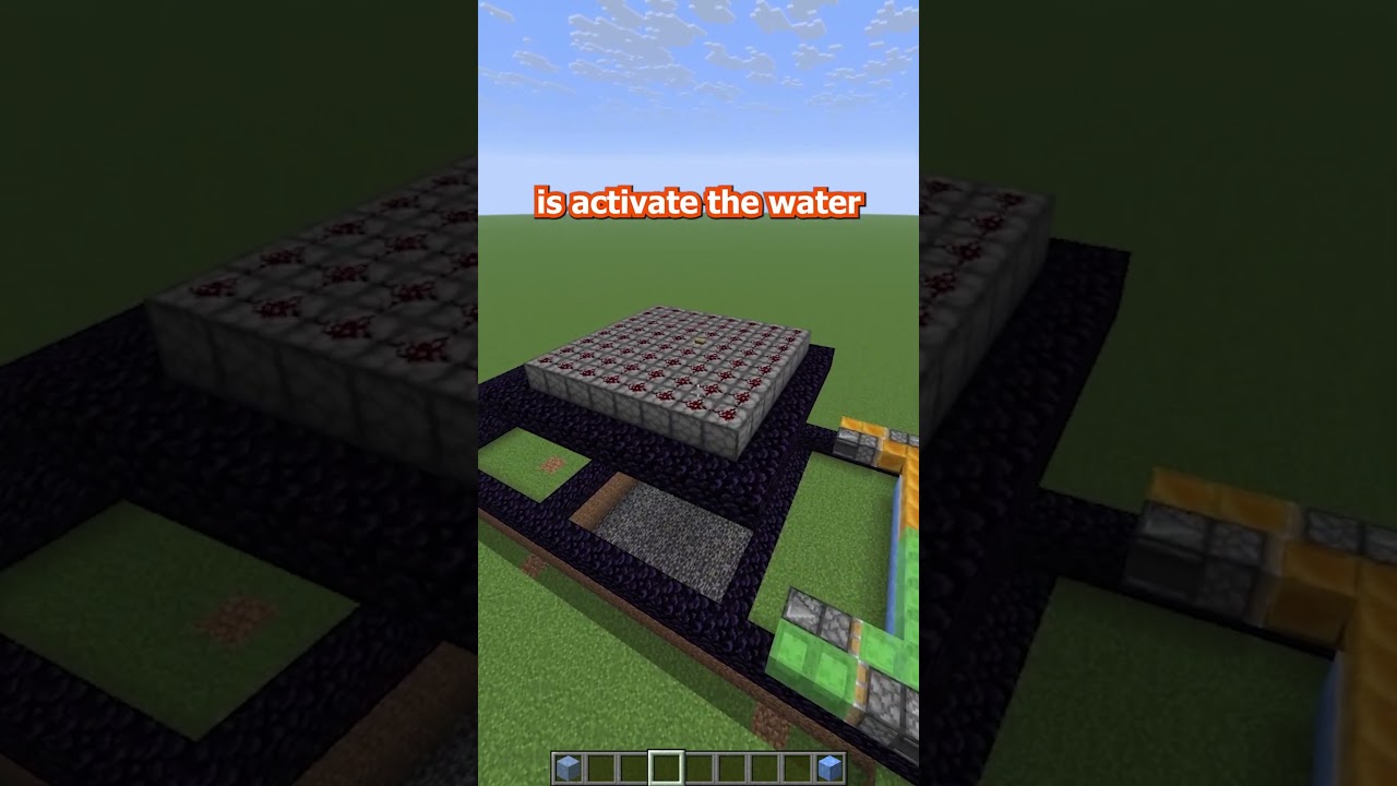 i made an AUTOMATIC brittle ice spleef machine in minecraft!  #minecraft