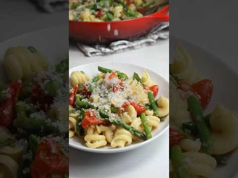 Pasta with Asparagus u0026 Cherry Tomatoes | Giada De Laurentiis