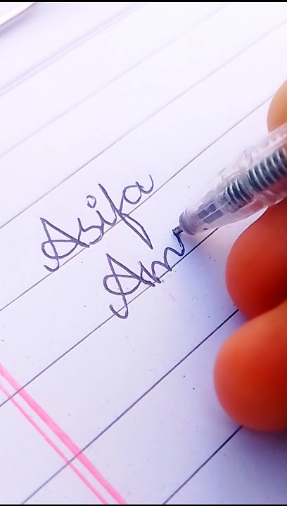 Asefa Amrin #calligraphylettering #art #satisfying #calligraphy #lettering #artistrong #shorts