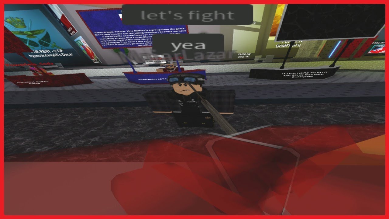 Fighting People In Roblox Vr Youtube