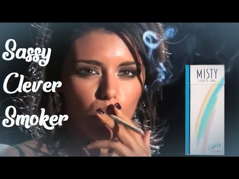 The Slender and Sassy Misty 120 (A Cigarette Commercial Caricature)