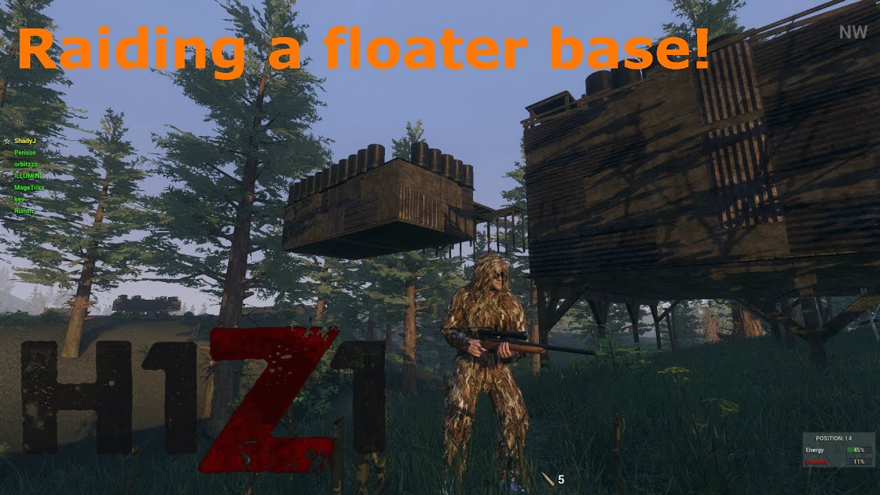 |H1Z1| Raiding A Floater Base! - YouTube
