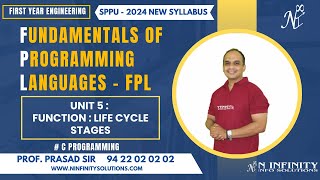 SPPU's FE - FPL | Session 79 | Unit 5 | Function | Function Life Cycle Stages | C Programming