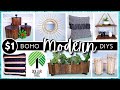 FAVORITE DOLLAR TREE DIYS & $1 Transformations! | Modern Boho | Bamboo & Wood | High End Home Decor