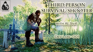 Third Person Survival Shooter Game with ALSv4 WeaponSystem v0.1 #UnrealEngine4 #ALSv4