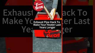 Exhaust pipe hack to make your heater last years longer#lfbros #lfbrosdieselheater #DieselHeater