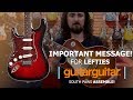 Important message for lefties at guitar stores