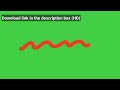 Animated Red Scribble Underline on Green Screen - Dynamic Text Highlight VFX