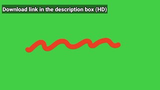 Animated Red Scribble Underline on Green Screen - Dynamic Text Highlight VFX